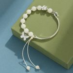 Buddha Stones Bodhi Seed Butterfly Lotus Luck Wealth Bracelet Bangle Bracelet BS Bodhi seed Butterfly(Wrist Circumference: 14-15cm)