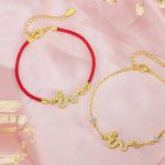 Buddha Stones 925 Sterling Silver Year Of The Dragon Auspicious Golden Dragon Luck Red Rope Chain Bracelet (Extra 30% Off | USE CODE: FS30) Bracelet BS 15