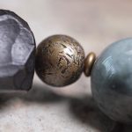Buddha Stones Eagle's Eye Stone Ebony Wood Copper Confidence Couple Bracelet Bracelet BS 7