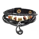 Yin Yang Pendant Couple Balance Bracelet (Extra 35% Off | USE CODE: FS35) Bracelet BS Black