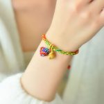 Buddha Stones Colorful Rope Luck Handcrafted Zongzi Charm Bracelet Bracelet BS 2