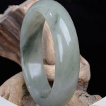 Buddha Stones Natural Jade Luck Healing Bangle Bracelet Bracelet BS 7