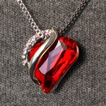 Buddha Stones Love Heart Birthstone Healing Energy Necklace Pendant Necklaces & Pendants BS 5