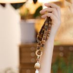 Buddha Stones 108 Mala Beads Bodhi Seed Buddha Hand Lotus Engraved Harmony Bracelet Mala Bracelet BS 2