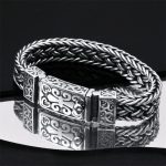 Buddha Stones Retro Vine Totem Pattern Braided Healing Chain Bracelet Bracelet BS 1