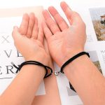 2Pcs Love Magnetic Couple String Strength Bracelet Bracelet BS 17