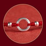 Buddha Stones 925 Sterling Silver Lucky Fortune Peace Joy Lotus Peace Buckle Red String Bracelet Bracelet BS 24