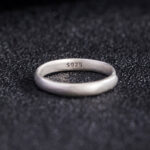 Buddha Stones 925 Sterling Silver Lotus Flower Enlightenment Ring Ring BS 7