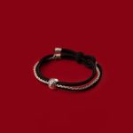 Buddha Stones 925 Sterling Silver Tibetan Zakiram Goddess of Wealth Luck Rope Bracelet Bracelet BS Black Beige Rope(Wrist Circumference 15-18cm)