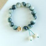 Buddha Stones Bodhi Seed Om Mani Padme Hum Carved Harmony Bracelet Bracelet BS 13