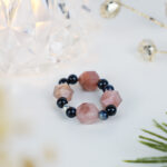 Buddha Stones Yin Yang Symbol Balance Luck Ring Ring BS 8