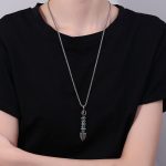 Buddha Stones Tibetan Om Mani Padme Hum Protection Wealth Rotatable Necklace Pendant Necklaces & Pendants BS 2