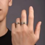 Buddha Stones PiXiu Om Mani Padme Hum Heart Sutra Luck Wealth Couple Ring Ring BS 4