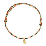 Buddha Stones Auspicious Fu Character Peace And Joy Luck Handmade Multicolored Child Adult Bracelet Bracelet BS 9