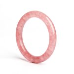 Buddha Stones Natural Strawberry Quartz Love Healing Bracelet Bangle Bracelet BS 9