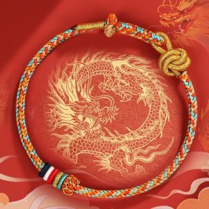 Buddha Stones Handmade Dunhuang Colorful Rope Protection Braid String Bracelet Bracelet BS Dunhuang Color Rope(Wrist Circumference 14-19cm)