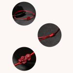 Buddha Stones Handmade Plum Blossom Four Leaf Clover PiXiu Lotus Koi Fish Cinnabar Blessing Braid Bracelet Bracelet BS 10