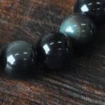 Buddha Stones Rainbow Obsidian Copper Bead Positive Transformation Bracelet Bracelet BS 7