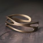 Buddha Stones Vintage Curved Copper Brass Wealth Adjustable Cuff Bracelet Bangle Bracelet Bangle BS 55mm(Adjustable)