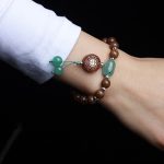 Buddha Stones Abelia Biflora Wood Happiness Protection Bracelet Bracelet BS 4