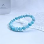 Buddha Stones Natural Larimar Wisdom Confidence Bracelet Bracelet BS 12
