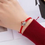Buddha Stones God of Wealth Handmade Thread Luck Strength Braid Bracelet Bracelet BS 4