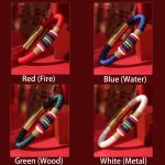 Buddha Stones Tibetan Handmade Colorful King Kong Knot Five Elements Luck Braid String Bracelet Bracelet BS 23