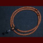 Tibet 108 Mala Beads Rudraksha Bodhi Seed Chinese Zodiac Natal Buddha Wealth Charm Bracelet Mala Bracelet BS 15