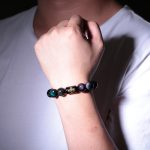 Buddha Stones Natural Rainbow Obsidian Positive Transformation Bracelet Bracelet BS 6