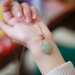 Buddha Stones Laughing Buddha Hetian Jade Wealth Prosperity String Necklace Pendant Necklaces & Pendants BS 1