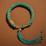 Buddha Stones Tibetan Handmade Luck Thangka Prayer Wheel Charm Weave String Bracelet Bracelet BS 20