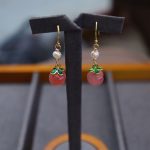 Buddha Stones Gold-plated Copper Natural Yanyuan Agate Pearl Positive Necklace Pendant Bracelet Earrings Set Bracelet Necklaces & Pendants BS Earrings(925 Sterling Silver Posts)