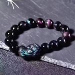 Buddha Stones FengShui PiXiu Rainbow Obsidian Luck Bracelet Bracelet BS 1