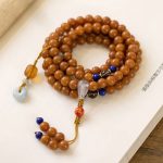 Buddha Stones 108 Beads Bodhi Seed Blessing Meditation Bracelet Mala Mala Bracelet BS 6