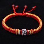 Buddha Stones Colorful Rope True Love Knot Luck Handmade Bracelet Bracelet BS 15