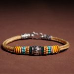 Buddha Stones Handmade 925 Sterling Silver Tibetan Om Mani Padme Hum Purity Braided Bracelet Bracelet BS 2