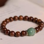 Buddha Stones Sandalwood Lovely Cat Paw Protection Bracelet Bracelet BS 4
