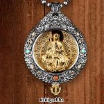 Buddha Stones Chinese Zodiac Natal Buddha Thangka Nine Palaces Eight Diagrams Wealth Rotatable Necklace Pendant Necklaces & Pendants BS Ksitigarbha