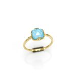 Buddha Stones 925 Sterling Silver Plated Gold Turquoise Protection Ring Earrings Necklace Pendant Set Bracelet Necklaces & Pendants BS 30
