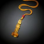 Buddha Stones Avalokitesvara Buddha Liuli Harmony Necklace Necklaces & Pendants BS 3