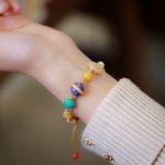 Buddha Stones 925 Sterling Silver Natural Hetian Jade Amber Red Agate Crystals Luck Bracelet Bracelet BS 6