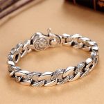 Buddha Stones Tibet Om Mani Padme Hum Double Dorje Vajra Creativity Bracelet Bracelet BS 1