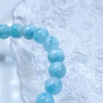 Buddha Stones Natural Larimar Wisdom Confidence Bracelet Bracelet BS 14