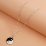 Buddha Stones 2Pcs Yin Yang Harmony Balance Necklace Pendant Necklaces & Pendants BS 1