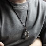Buddha Stones One's Luck Improves Design Pattern Copper Luck Necklace Pendant Necklaces & Pendants BS 3