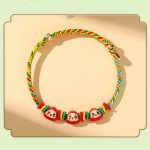 Buddha Stones Colorful Rope Zongzi Pattern Luck Handmade Child Adult Bracelet Bracelet BS 6
