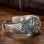 Buddha Stones Tibetan Garuda Bird Wisdom Protection Bracelet Bangle Bracelet Bangle BS 2