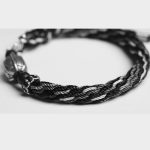 Buddha Stones 925 Sterling Silver Koi Fish Wealth Reincarnation Knot Braid String Bracelet Bracelet BS 7