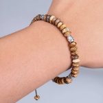 Buddha Stones Picture Jasper Positive Beads String Bracelet Bracelet BS 3