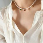 Buddha Stones Pearl Crystal Stone Purity Necklace Pendant Necklaces & Pendants BS 3